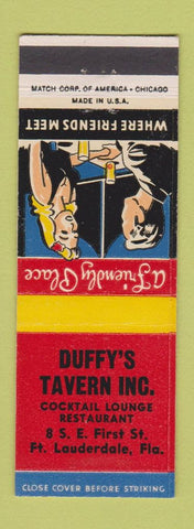 Matchbook Cover - Duffy's Tavern Fort Lauderdale FL