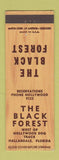 Matchbook Cover - The Black Forest Hallandale FL