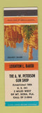 Matchbook Cover - The AW Peterson Gun Shop Mount Dora FL