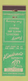 Matchbook Cover - Kindred's Superette Stuart FL grocery WEAR
