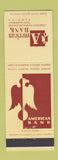 Matchbook Cover - American Bank Fort Lauderdale FL