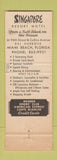 Matchbook Cover - Singapore Motel Miami Beach FL Girlie