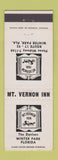 Matchbook Cover - Mount Vernon Inn Winter Park FL
