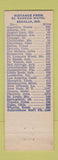 Matchbook Cover - El Rancho Motel Sedalia MO