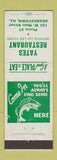 Matchbook Cover - Yates Restaurant Beardstown IL low phone #