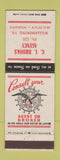Matchbook Cover - GT Brooks Insurance Williamsburg VA low phone # Real Estate