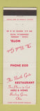 Matchbook Cover - North Gate Restaurant Bowling Green OH motel