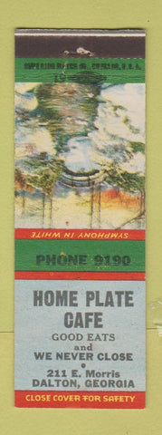 Matchbook Cover - Home Plate Cafe Dalton GA