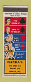 Matchbook Cover - Randa's Sedalia MO low phone #