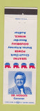 Matchbook Cover - Dr Hodges Coroner Election 1976 Kankakee IL