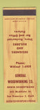 Matchbook Cover - General Woodworking Erwin Scheidtmann San Francisco CA SAMPLE