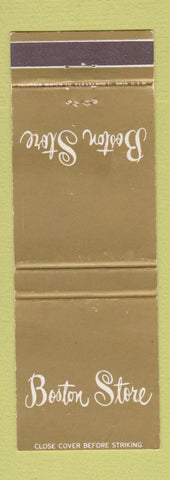 Matchbook Cover - Boston Store WEAR