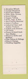 Matchbook Cover - Mobar Industrial Supply Torrance CA