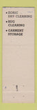 Matchbook Cover - Getchell's Laundry MO Missouri