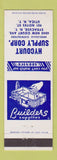 Matchbook Cover - Hycourt Supply Corp Lumber Utica Syracuse NY