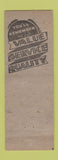 Matchbook Cover - Better Radio Service records lps music BLUE