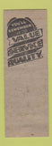Matchbook Cover - Better Radio Service records lps music GREEN