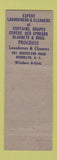 Matchbook Cover - Progress Laundry Cleaners Brooklyn NY WORN