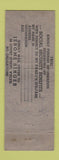 Matchbook Cover - Jerome Singer Insurance Brooklyn NY WEAR