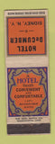Matchbook Cover - Hotel DeCumber Sidney NE WEAR