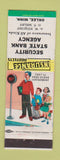 Matchbook Cover - Security State Bank Oklee MN