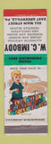 Matchbook Cover - WC Imbody Blinds Awnings East Greenville PA
