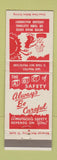 Matchbook Cover - Safety Loose Clothing Jefferson Mills