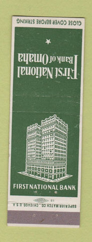 Matchbook Cover - First National Bank Omaha NE