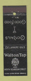 Matchbook Cover - Walton Tap Chicago IL restaurant