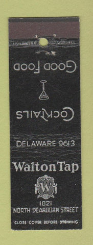 Matchbook Cover - Walton Tap Chicago IL restaurant