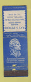 Matchbook Cover - Thomas Jefferson Insurance Ray Peters Denver Colorado WORN