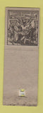 Matchbook Cover - Thomas Jefferson Insurance Ray Peters Denver Colorado WORN