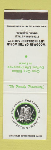 Matchbook Cover - Woodmen Life Insurance Omaha NE