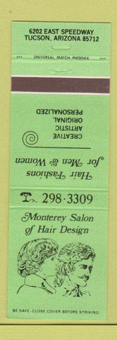 Matchbook Cover - Monterey Salon and Hair Design Tucson AZ
