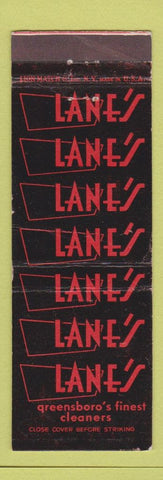 Matchbook Cover - Lane's Cleaners Greensboro NC?
