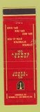 Matchbook Cover - Jones Dabney Resins Chemical Louisville KY WEAR