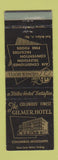 Matchbook Cover - Gilmer Hotel Columbus MS
