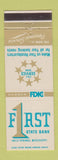 Matchbook Cover - First State Bank Holly Springs MS