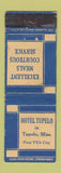 Matchbook Cover - Hotel Tupelo MS WEAR