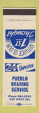 Matchbook Cover - Pueblo Bearing Service Colorado?
