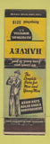 Matchbook Cover - Harvey Men's Clothes Hempstead LI NY WEAR