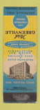 Matchbook Cover - Hotel Greenville MS WORN