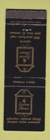 Matchbook Cover - Salem House St Louis MO