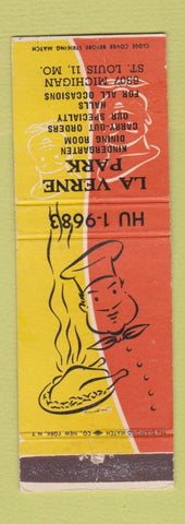 Matchbook Cover - La Verne Park Restaurant St Louis MO