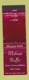 Matchbook Cover - Melrose Buffet St Louis MO WEAR