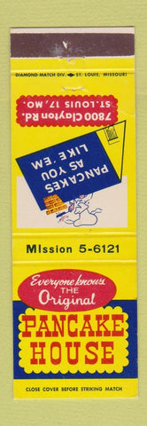 Matchbook Cover - Original Pancake House St Louis MO
