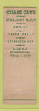 Matchbook Cover - Chase Hotel St Louis MO
