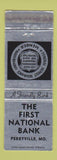 Matchbook Cover - First National Bank Perryville MO WEAR
