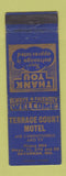 Matchbook Cover - Terrace Court Motel Savannah MO WEAR