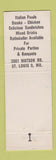 Matchbook Cover - Pietro's St Louis MO WEAR